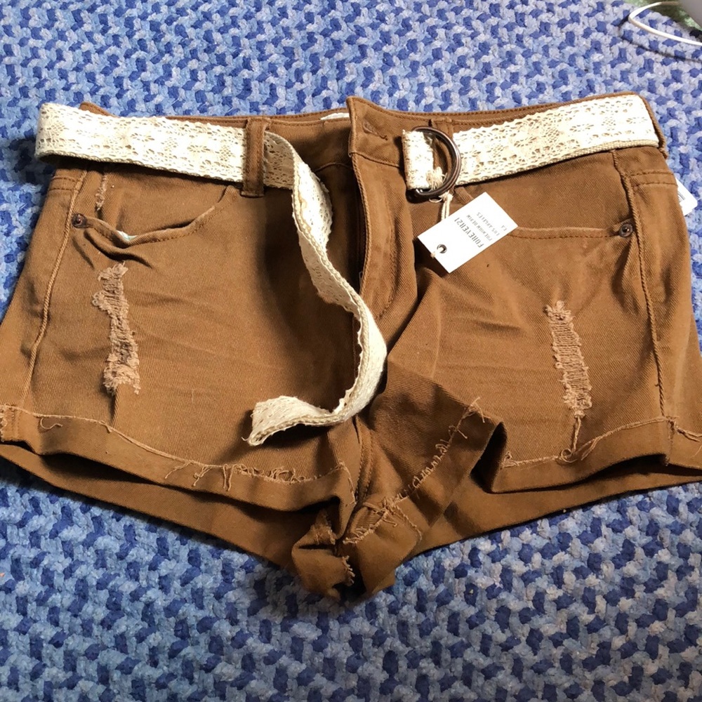 Forever 21 denim brown shorts